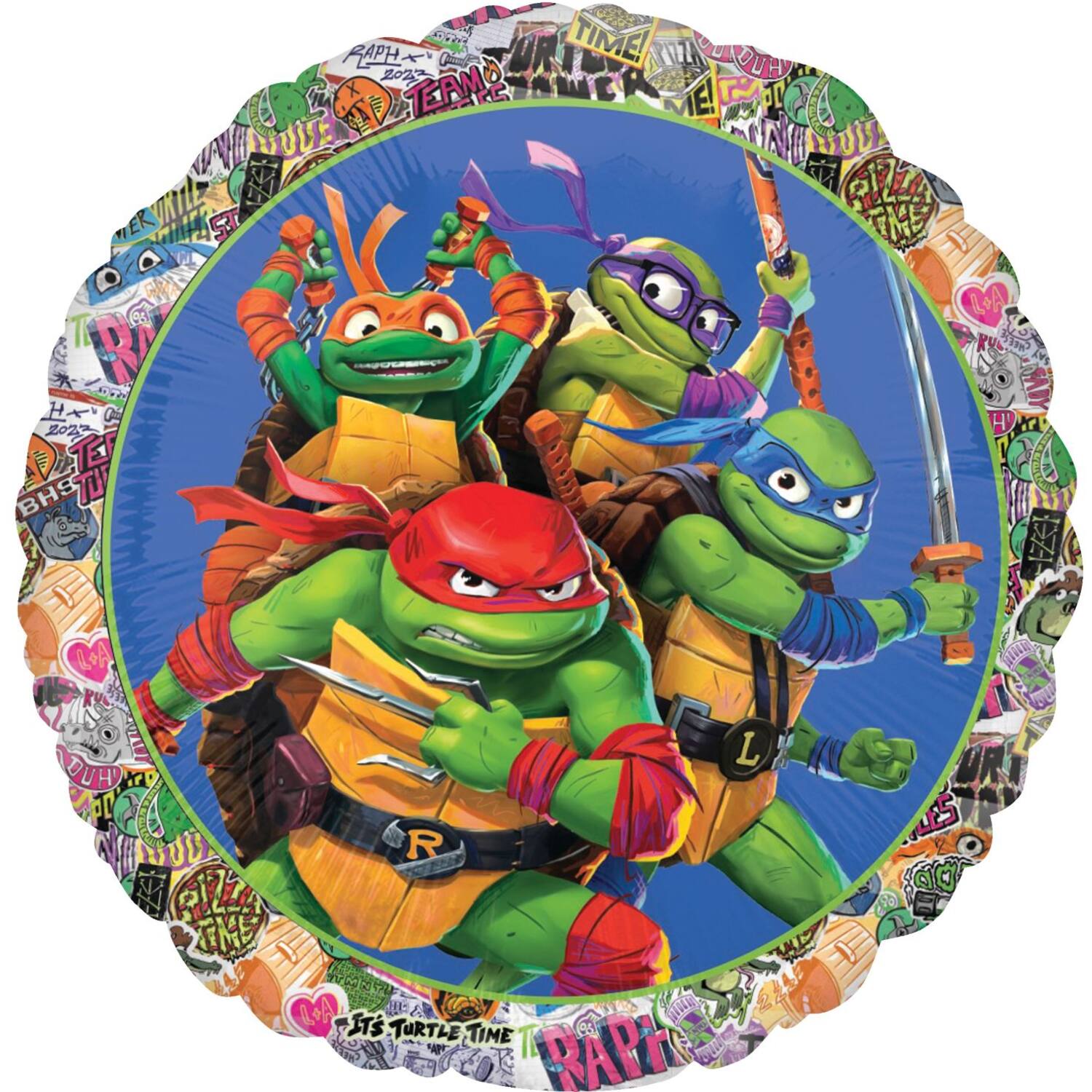 Foil Balloon - Teenage Mutant Ninja Turtles - 45 cm